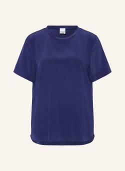 Tonno & Panna T-Shirt Stineton Aus Seide blau von TONNO & PANNA