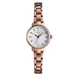 TONSHEN Fashion Analog Quarz Damen Uhren Edelstahl Armbanduhr (Gold) von TONSHEN