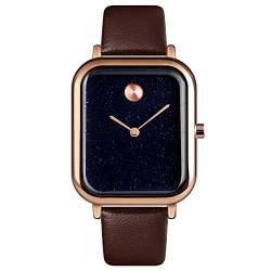 TONSHEN Fashion Herren Edelstahl Uhren Analog Quarz Platz Armbanduhr Minimalismus Stil (Gold2) von TONSHEN