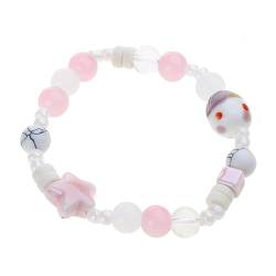 TONXX Handgefertigte Perlenarmbänder, modische niedliche Kristall-Stern-Armbänder für Damen, süßer Sommer-Dopamin-Perlen-Armband-Schmuck von TONXX
