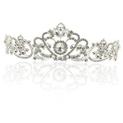 Strass-Krone, Strass-Kopfschmuck, Vintage-Dekor, Kopfschmuck für Frauen und Mädchen, dekorative Tiara, Geburtstags-Tiara, Strass-Tiara, Braut-Hochzeits-Tiara von TONZN