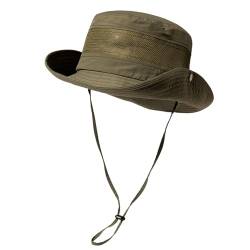 TOP-EX Sonnenhut für Damen und Herren UPF 50 Breitkrempe, wasserdicht, atmungsaktiv und verstellbar für Sommer, Angeln,Wandern,Safari Leichter und klein verpackbarer Bucket Hut Grün M/L von TOP-EX