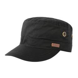 TOP-EX XL/XXL Army Cap Herren Sommer Military Sonnenhut UPF 50 Baseball Schwarz Kappe Baumwolle Schirmmuetze Sport Cap Faltbar Groß von TOP-EX