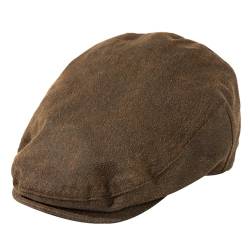 TOP-EX wasserdichte Herren Schiebermütze für Regenwetter - Stilvolle Schirmmütze im Peaky Blinders Stil,ideal für Golf,Angeln,Schießen,Wandern,Jagd und als Schlägermütze Coffee,L/XL von TOP-EX