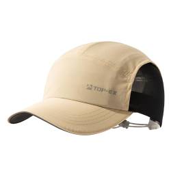 TOPEX XL/XXL Baseball Cap Herren mit Atmungsaktivem Mesh Running Cap UV-Schutz Sommer Kappe Sonnenhut Basecap Sports Golf Cap 95550-Khaki XL/XXL von TOP-EX