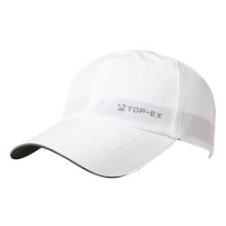 TOPEX XL/XXL wasserdichte Baseball Cap Herren Running Cap Sommer Kappe Sonnenhut Basecap Sports Golf Cap Tennis Laufkappe UV-Schutz Weiß L/XL von TOP-EX