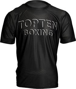 T-Shirt „Boxing Shadow“ - schwarz, Gr. XL von TOP TEN