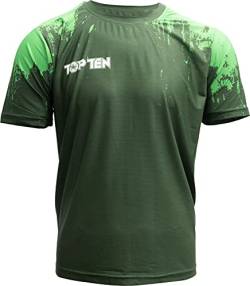 T-Shirt „Power Ink“ - grün, Gr. XS von TOP TEN