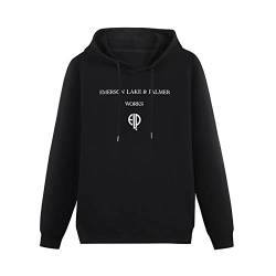 TOPCREATING Elp Emerson Lake & Palmer Logo Hoodies Long Sleeve Pullover Loose Hoody Mens Sweatershirt Size L von TOPCREATING