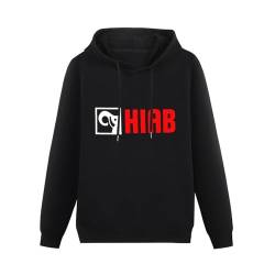 TOPCREATING Hiab Long Sleeve Mens Hoody with Pocket Sweatershirt, Hoodie Telehandlers Forklift Size S von TOPCREATING