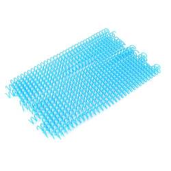 20 Stück 30-Loch-Kunststoff-Binderinge, Wiederverwendbare Federspiralringe für 30-Loch-A4-Papier, Praktische Manuelle Bindungsbedienung, (13 mm x 30 Löcher, blau, 20 Streifen) von TOPINCN