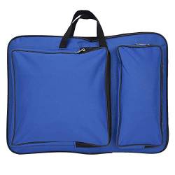 TOPINCN Art Bag Tool A3 Outgoing Sketchpad Bag 8K Panel Bag Painting Bag Backpack Waterproof Painting Clip Shoulders Blue Craft Sewing Supplies Storage von TOPINCN