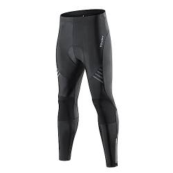 TOPJIAO Herren-Fahrradhose, bunt, reflektierend, Stretch-Leggings, Silikonkissen, schnell trocknend, Radfahren Teamsport Bekleidung von TOPJIAO