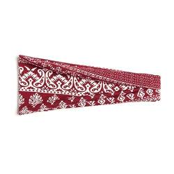 Boho-Stirnbänder für Damen, modisches breites Stirnband, Yoga-Workout-Stirnbänder, Haar-Accessoires-Band Fahrraddämpfer & -komponenten (Watermelon Red, One Size) von TOPKEAL