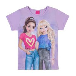 TOPModel Mädchen T-Shirt mit Fergie und Louise 75003 violett, Größe 128, 8 Jahre von TOPModel