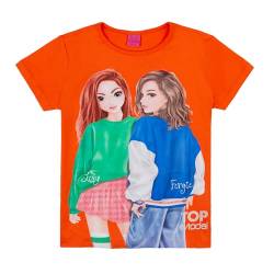 TOPModel Mädchen T-Shirt mit Lexy und Fergie 75006 orange, Größe 152, 12 Jahre von TOPModel