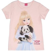 TOPModel T-Shirt Top Model T-Shirt Louise Panda pink dogwood (1-tlg) von TOPModel