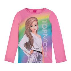 Top Model Mädchen Langarmshirt mit Hayden 75066 pink, Größe 128, 8 Jahre von TOPModel