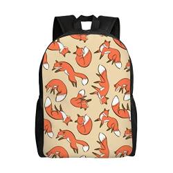 Many Foxes Printing Men'S And Women'S Travel Backpack, Business Laptop Backpack, Casual Daypack von TOPUNY