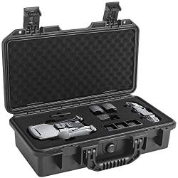 TORIBIO Hartschalenkoffer für Mikrofon, Drohnen, Kamera, Ausrüstung, tragbare Aufbewahrungsbox, Hartbox, vorgeschnittener Schaumstoff, Anti-Sturz-Werkzeug-Sicherheitskiste für Reisen, Ausflüge, von TORIBIO