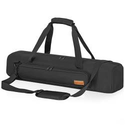 TORIBIO Stativ-Tragetasche, 68,6 cm (27 Zoll), Einzelfachtasche mit verstellbarem Schultergurt und Griff, für Lautsprecherständer, Licht-/Beleuchtungsständer, Mikrofon-/Mikrofonstangen von TORIBIO