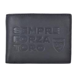 TORINO FC Unisex 263223 Torino Geldbörse aus 100% Leder, Schwarz von TORINO FC