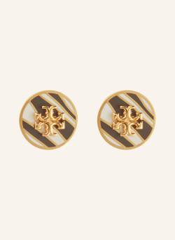 Tory Burch Ohrstecker Kira Enamel gold von TORY BURCH