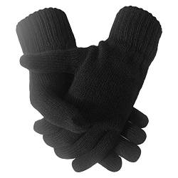 TOSKATOK Herren Warm Winter gestrickte thermische Stretch Handschuhe von TOSKATOK