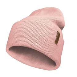 TOSKATOK Unisex Damen Soft Feel aufdrehen oder Slouch Strickmütze Hut warme Winter Wollmütze von TOSKATOK