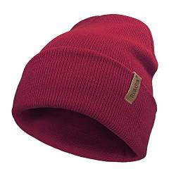 TOSKATOK Unisex Damen Soft Feel aufdrehen oder Slouch Strickmütze Hut warme Winter Wollmütze von TOSKATOK