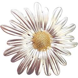 Mode Kleine Daisy Broschen Für Frauen Blume Brosche Corsage Pins Kleidung Schal Schal Hut Dekoration Zubehör von TOSSPER