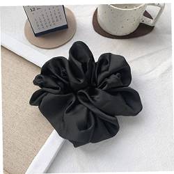 Mode Scrunchies Übergroßes Haar Krawatten Elastische Haarbänder Girs Pferdeschwanzhalter Satin Scrunchie Frauen Haarschmuck von TOSSPER