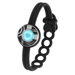 TOTWOO Pärchen Silikon Armbänder Paar Geschenke Partnerarmbänder mit Berührung Fernbeziehungsgeschenk für lange Distanzen Einzelne Buntes Band Armbänder Pärchen Liebes Geschenke Vibration&Aufleuchten von TOTWOO