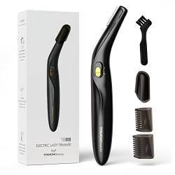 TOUCHBeauty Präzisions Mini-Hairtrimmer Augenbrauentrimmer Elektrischer Gesichtshaarschneider Bikini Haartrimmer Batteriebetrieben AG-858B(Schwarz) von TOUCHBeauty