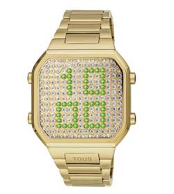 TOUS D-Bear Damen-Armbanduhr 3000130700 Edelstahl LEDs von TOUS