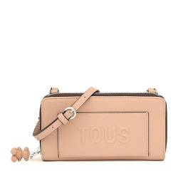 TOUS Damen T-La Rue New Topo Reisezubehör-Brieftasche, beige von TOUS