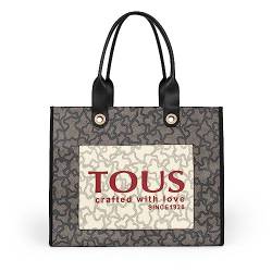 TOUS Große Shopping-Tasche Amaya Kaos Icon mehrfarbig in Schwarz von TOUS