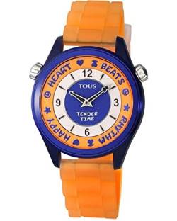 Tous Watches Tender time Damen Uhr analog Quarzwerk mit Silikon Armband 200350998 von TOUS