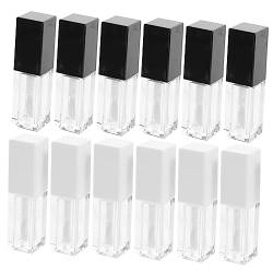 TOVINANNA 60 Stk quadratische Lipgloss-Röhre Kosmetik-Tools für Frauen Lipgloss-Zauberstäbe lippenstift set lipstick set Mini-Lippenbalsam lippenbalsam flasche Lipgloss-Tuben, Großpackung von TOVINANNA