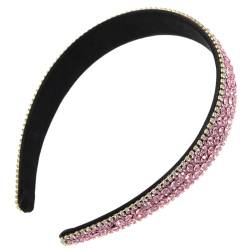 TOVINANNA Haarbänder Für Damen Kristall Stirnband Damen Stirnbänder Strass Stirnband Damen Perlen Stirnband Für Frauen Diamant Stirnband Glitzer Stirnband Glitzerndes Stirnband von TOVINANNA