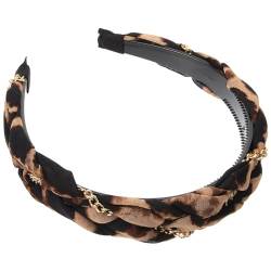 TOVINANNA Leoparden Stirnband Damen Haarbänder Haarbänder Für Frauen Damen Haar Accessoires Damen Haarbänder Mädchen Stirnbänder Für Haare Ästhetische Haar Accessoires Haar von TOVINANNA