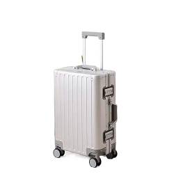 Handgepäck Koffer Vollaluminium-Magnesium-Legierung Gepäck Aluminiumlegierung Trolley-Koffer Aluminiumrahmen Metallkoffer Modisches einfaches Gepäck Multifunktionaler Koffer ( Color : C , Size : 26inc von TOWINE