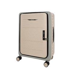 TOWINE Handgepäck Koffer Faltbares, platzsparendes Gepäck, multifunktionale All-in-One-Reise-Trolley-Box, Boarding, Universal-Rad, Passwort-Box Multifunktionaler Koffer (Color : A, Size : 24inch) von TOWINE