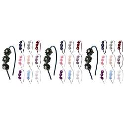 TOYANDONA 30 Stk Perlenstirnbänder Pailletten-stirnbänder Für Frauen Stirnband Haarschmuck Perlenstirnband Haaraccessoires Europäisch Und Amerikanisch Blumen Damen von TOYANDONA