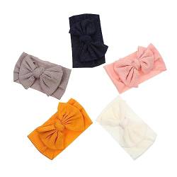 TOYANDONA 5st Stirnband Bowknot-haarschleife Festliche Kopfbedeckungen Frauen Bowknot Kopfschmuck Urlaub Baby Kopfbedeckung Handgefertigte Haarbänder Stoff Neugeboren Handbuch Zubehör von TOYANDONA