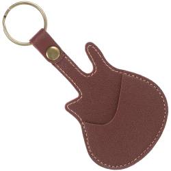 TOYANDONA Gitarren-Pick-Set Plektrumhalter Schlüsselanhänger Gitarren-Tuning-Clips-Tasche Halter Für Gitarrenplektren Dickes Plektrum Tasche Für Gitarrenpicks Elektrische Gitarre Haut Fall von TOYANDONA