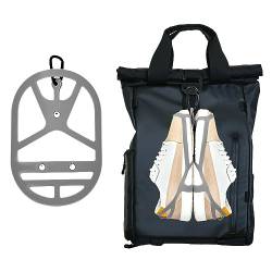 TOYMIS Schuhhalter, Tragbarer Silikon Schuhhalter Schuhclip für Rucksack Schuhclip Sportzubehör für Sport und Outdoor Bergsteigen Reisen (XL) von TOYMIS