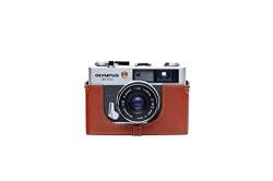 Handgefertigte Kameratasche aus echtem Leder für Olympus 35 ED, Rufous Farbe von TP Original
