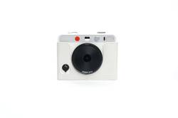 Kameratasche für Leica SOFORT 2, handgefertigt, echtes Leder, Weiß von TP Original