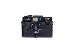 Kameratasche für Minolta Hi-Matic SD-Filmkamera, handgefertigt, echtes Leder, Schwarz von TP Original